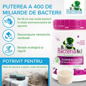 Curățător bio-enzimatic pentru STAŢIA DE EPURARE individuală 500g