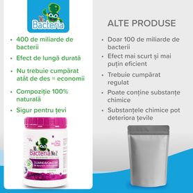 Curățător bio-enzimatic pentru STAŢIA DE EPURARE individuală 500g