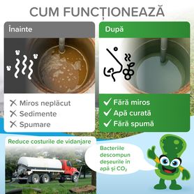 Curățător bio-enzimatic pentru STAŢIA DE EPURARE individuală 500g