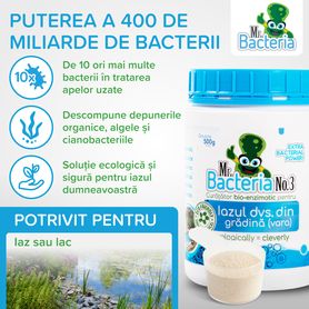 Curățător bioenzimatic pentru IAZURI şi LACURI (vara) 500g